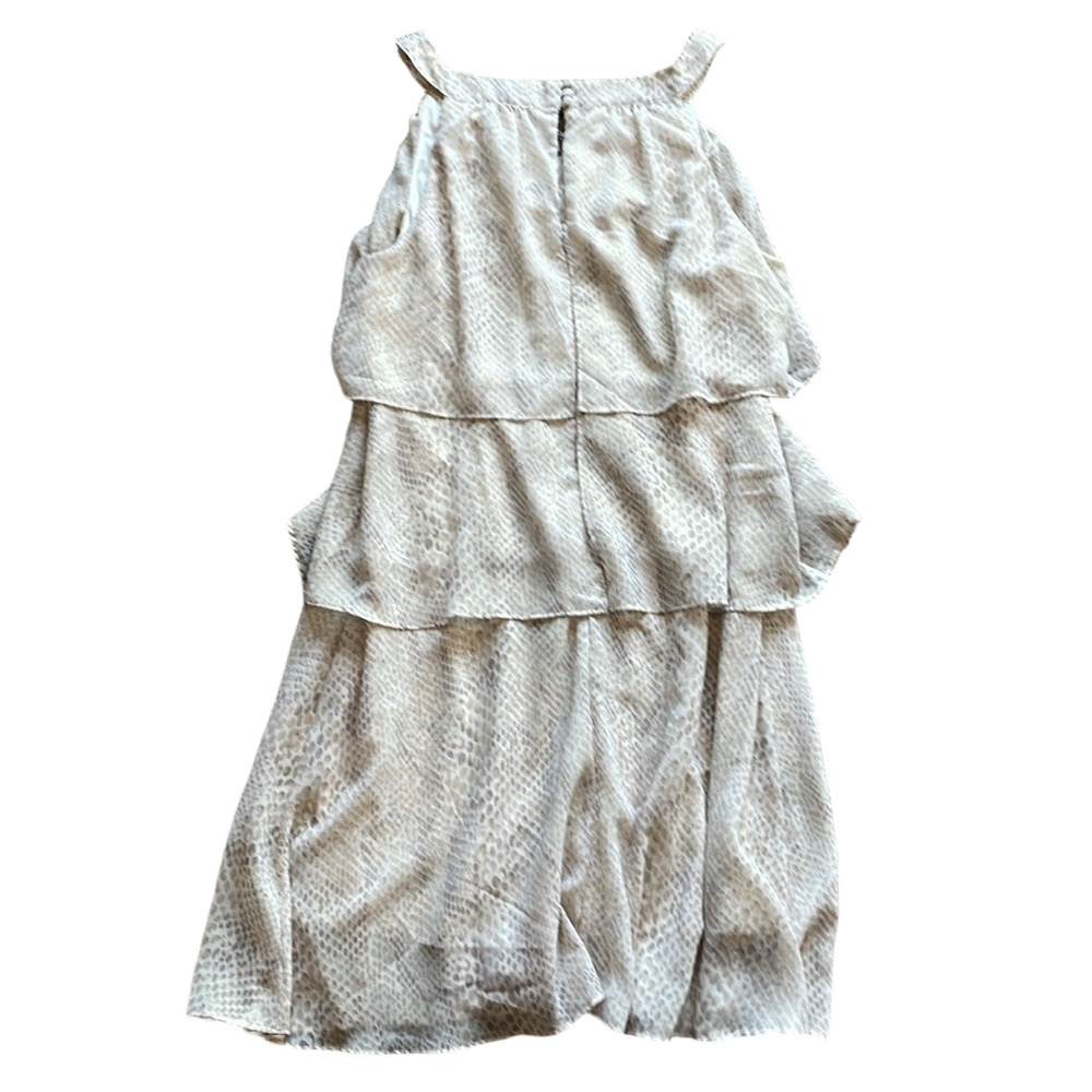 White House Black Market Woman’s 14 Snake Print Shift Dress - Picture 6 of 7